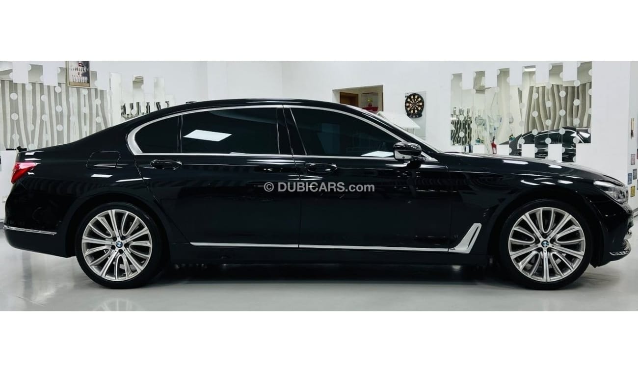 BMW 740Li Exclusive GCC .. FSH .. Perfect Condition .. V6 .. Top Range .