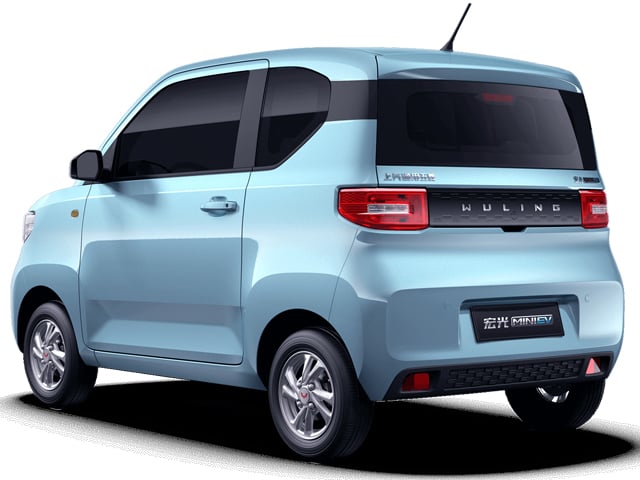 Wuling Mini EV exterior - Rear Right Angled