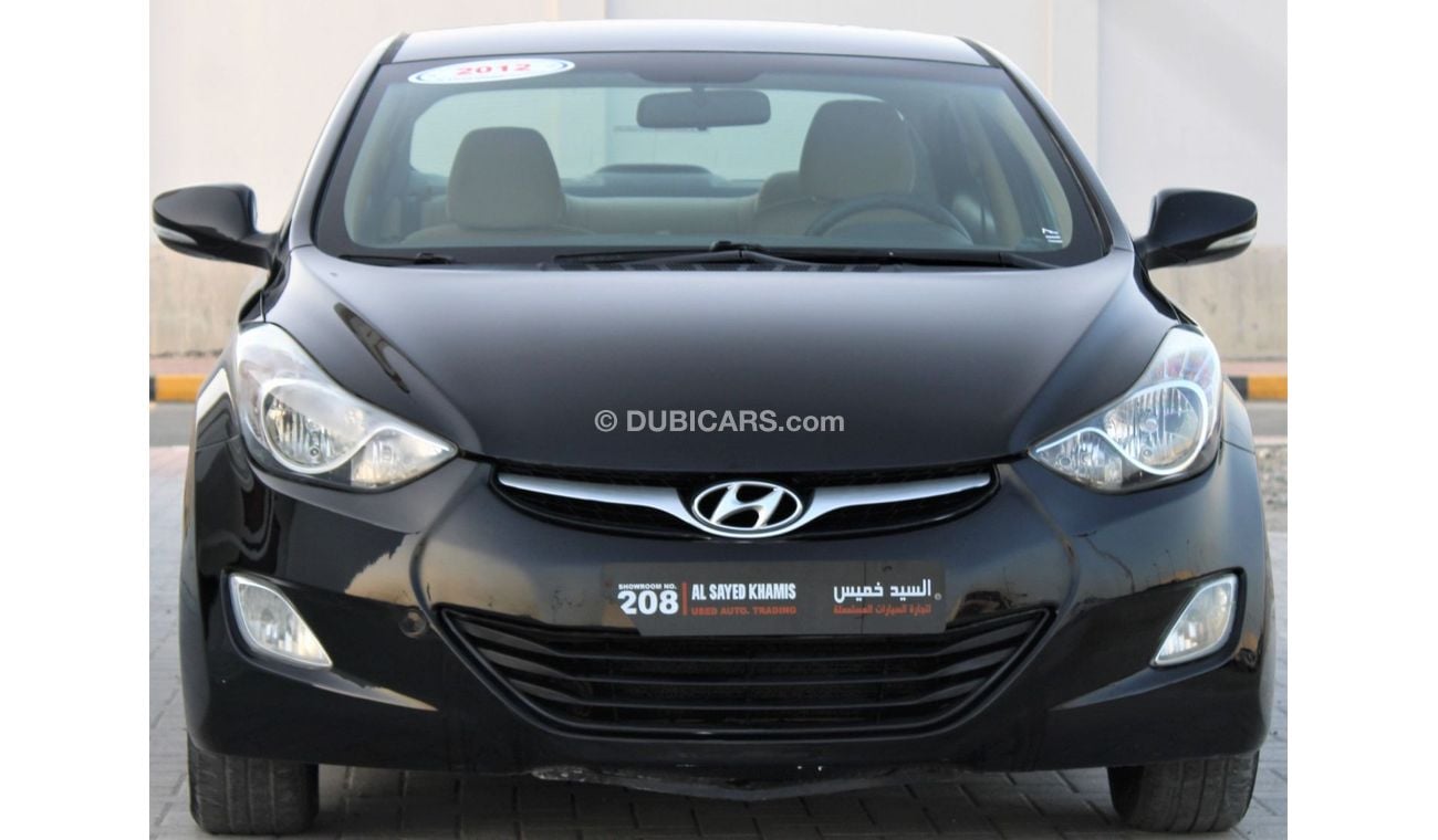 Hyundai Elantra Hyundai Elantra 2012 GCC in excellent condition without accidents