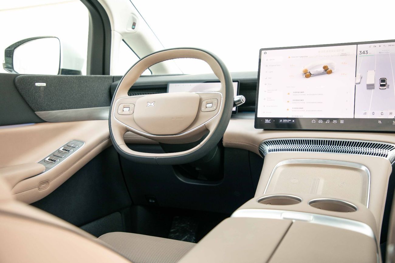 Xpeng X9 2024 Xpeng G9 Pro - White Inside Brown | Export Price