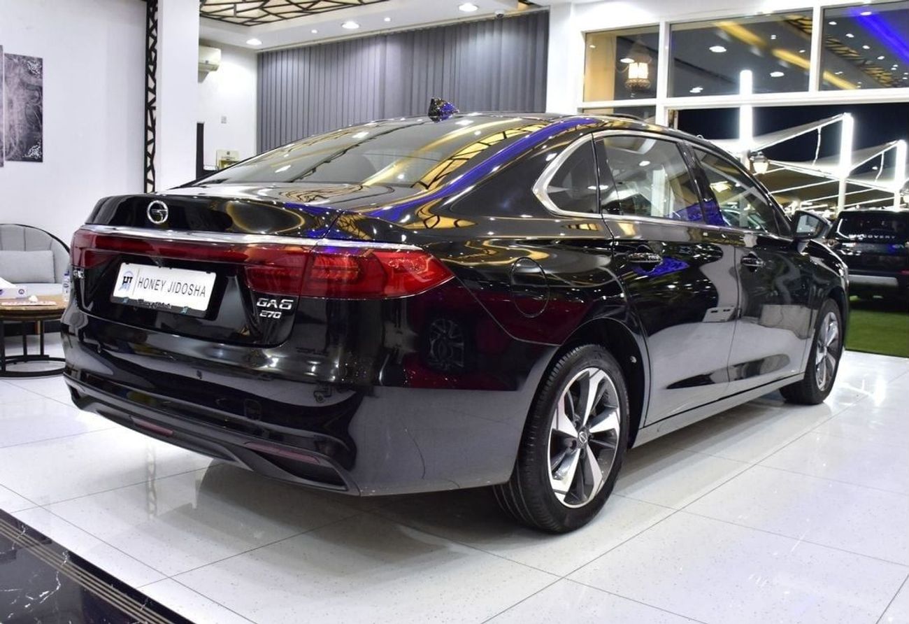 جي إي سي GA 6 EXCELLENT DEAL for our GAC GA6 270 ( 2023 Model ) in Black Color GCC Specs