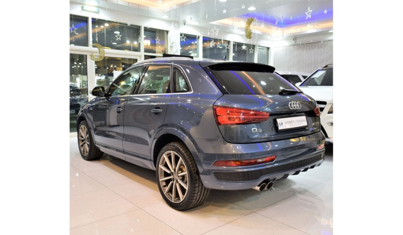 Audi Q3 EXCELLENT DEAL for our Audi Q3 S-Line 35TFSi 2018 Model!! in Blue Color! GCC Specs