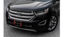 Ford Edge Titanium AWD | 1,625 P.M  | 0% Downpayment | Pristine Condition!