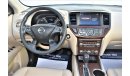 Nissan Pathfinder DEALER WARRANTY 3.5L SV 2018 GCC SPECS WITH LEATHER SEATS