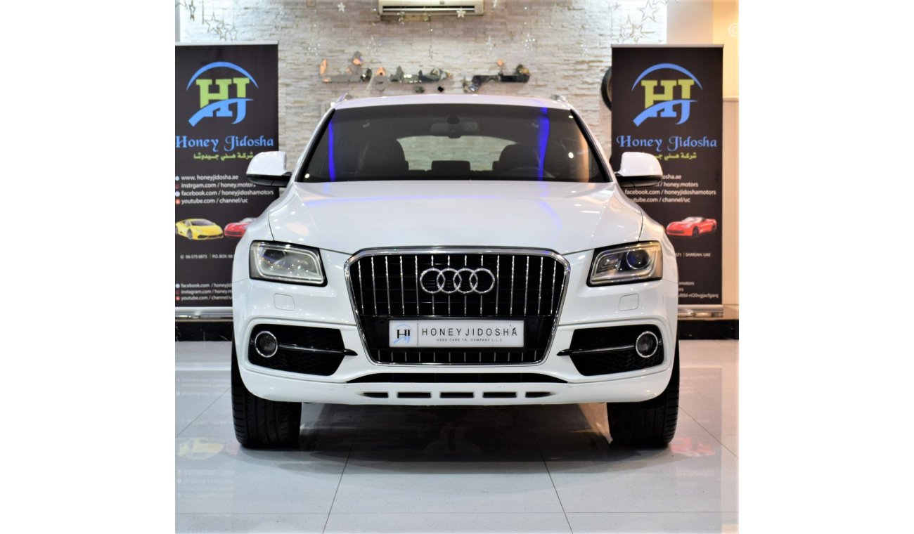 Audi Q5 EXCELLENT DEAL for our Audi Q5 S-Line 3.0T Quattro 2014 Model!! in White Color! GCC Specs