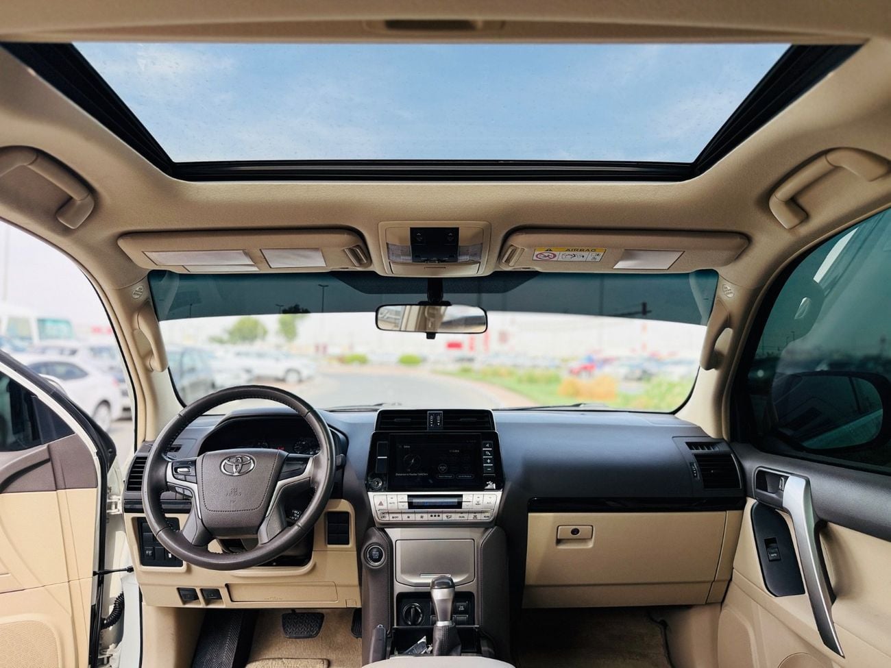 تويوتا برادو Toyota Prado Model 2022 fuel petrol cylinder 6 colour white Gear Automatic