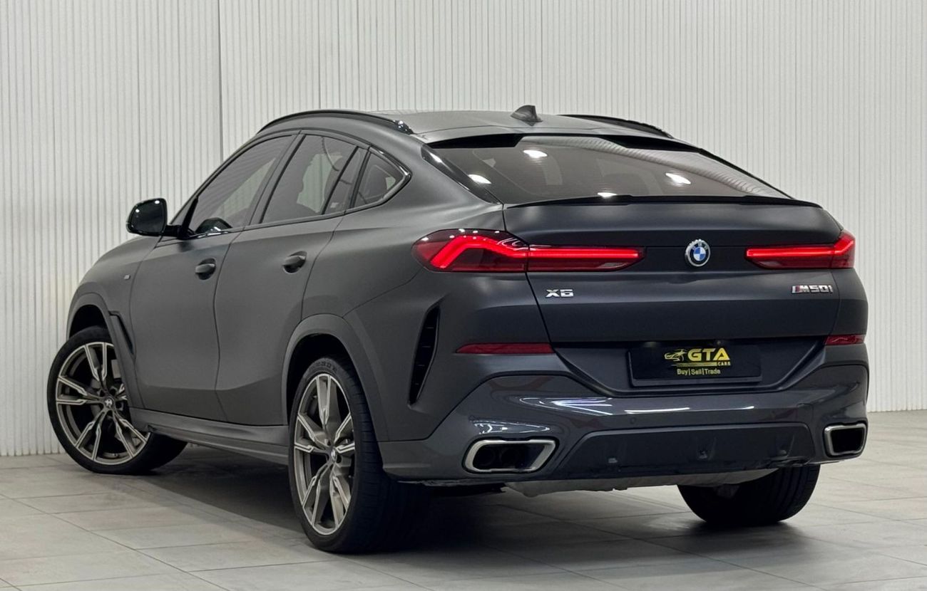 بي أم دبليو X6 M50i 4.4L 2022 BMW X6 M50i, Aug 2026 AGMC Warranty + Service Package, AGMC Full Service History, GCC