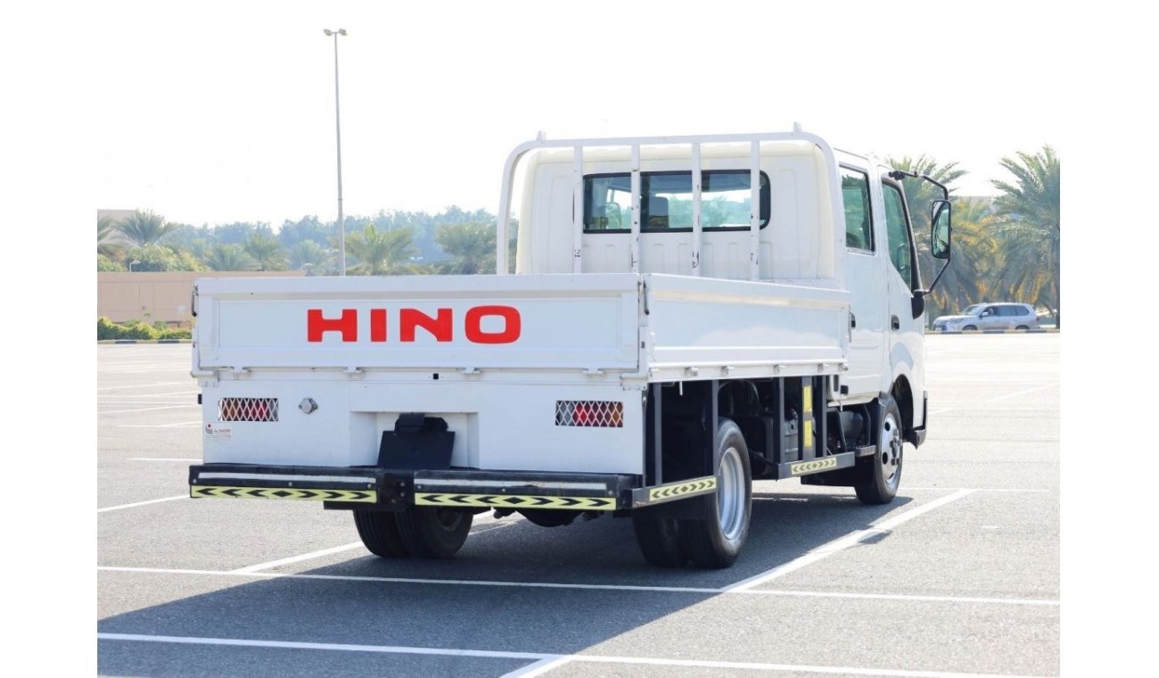 Hino 300 Series 614 Dual Cab Truck with Rear AC | Excellent Condition | GCC