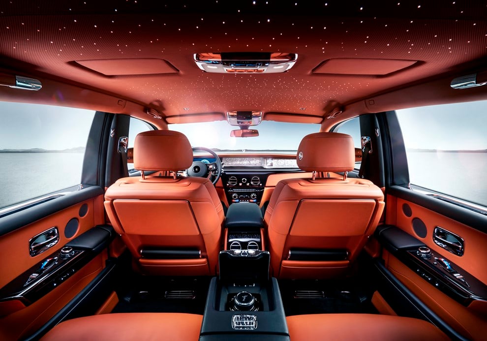 رولز رويس فانتوم interior - Rear Seats