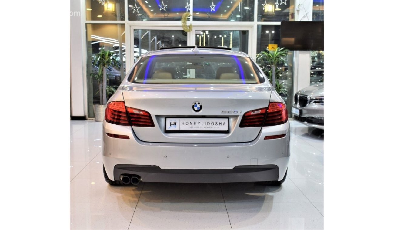 BMW 520i AED 1,272 Per Month / 0% D.P | BMW 520i M-Kit 2015 Model!! in Silver Color! GCC Specs