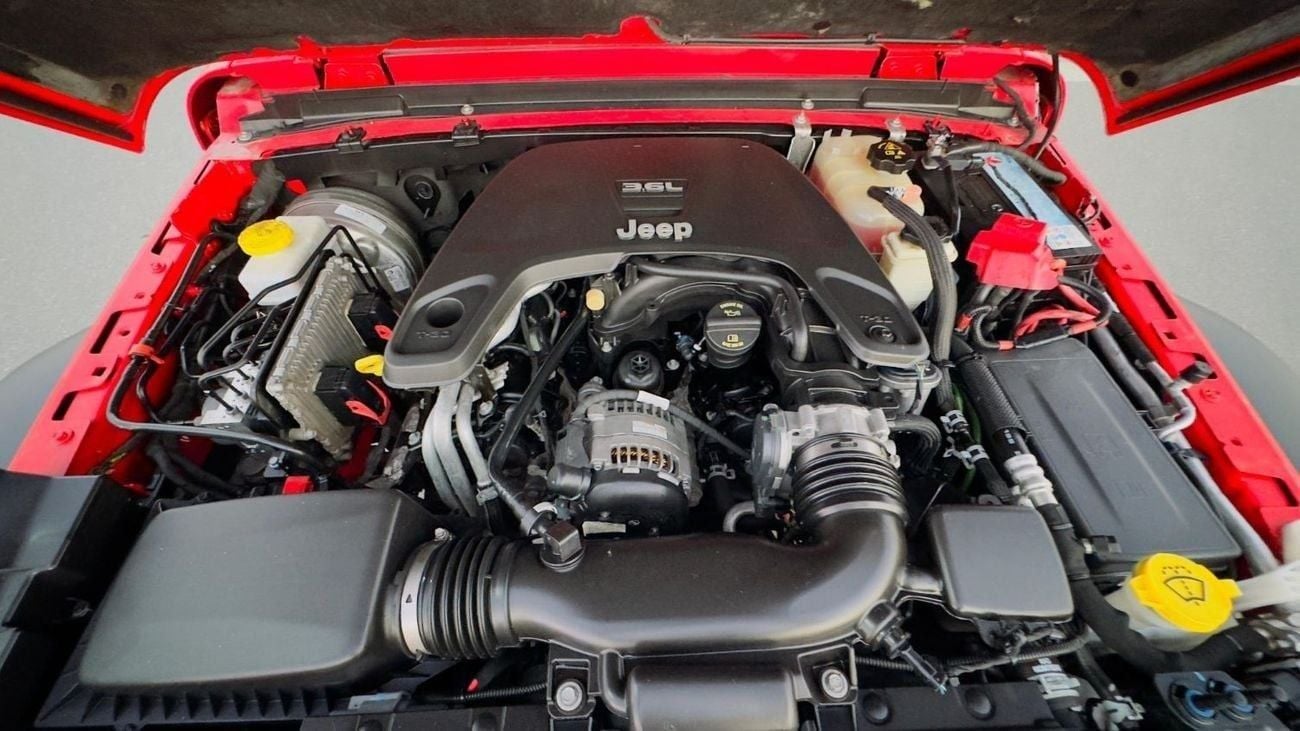 Jeep Wrangler NUDGE BAR WITH LED STRIP LIGHTS | 3.6L PETROL ENGINE | PUSH START | 2019 | RHD | AT | 4WD | REAR VIE