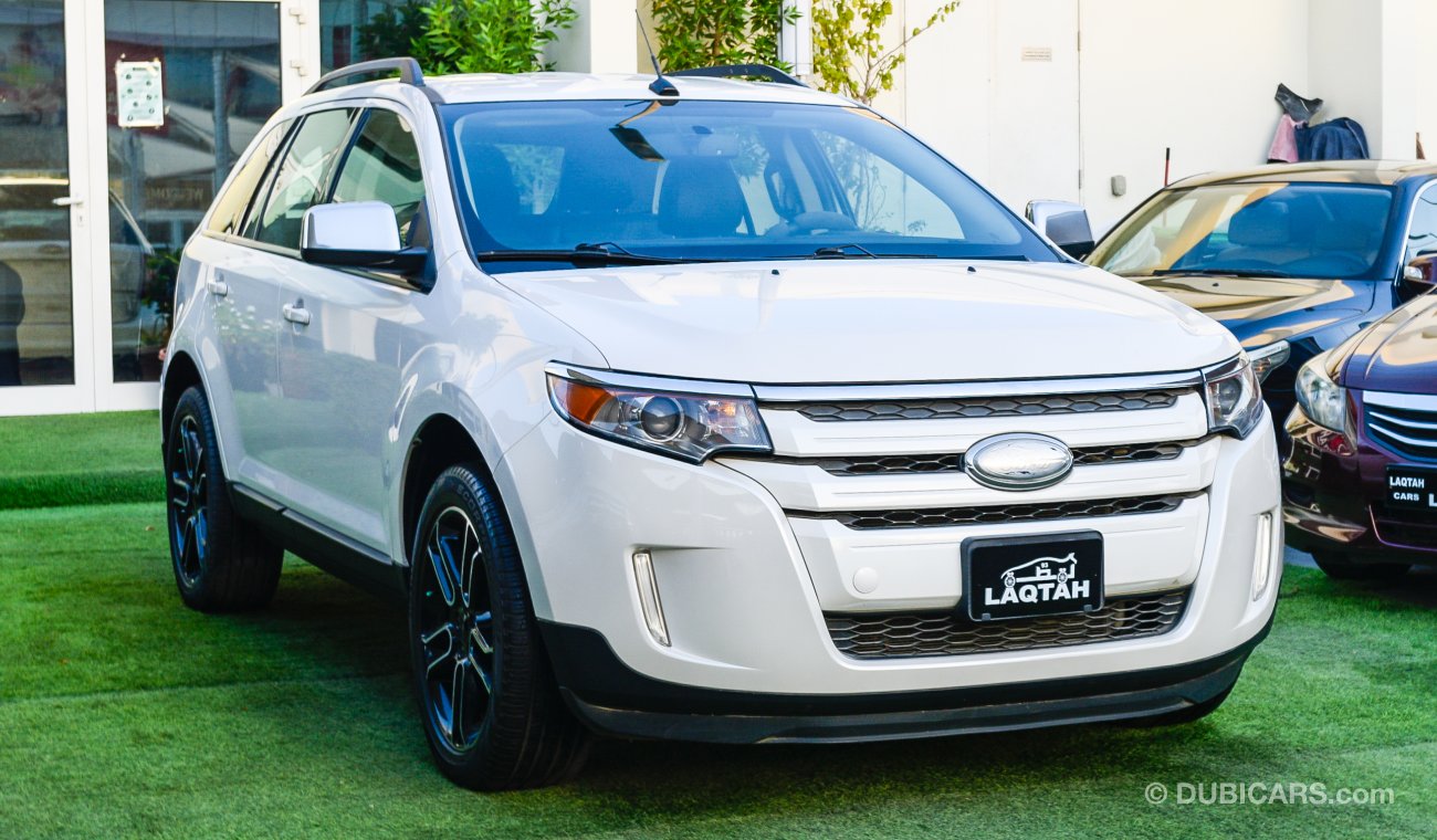 Ford Edge Ford Edge model 2014 white Gulf color No. 2 cruise control, alloy wheels screen sensors, rear wing,