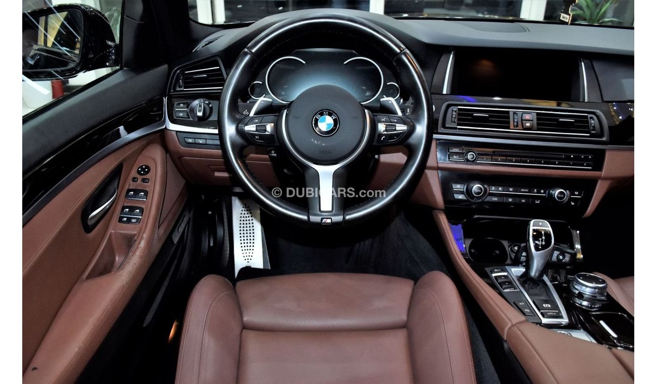 بي أم دبليو 528i EXCELLENT DEAL for our BMW 528i M-Kit ( 2015 Model ) in Dark Blue Color GCC Specs