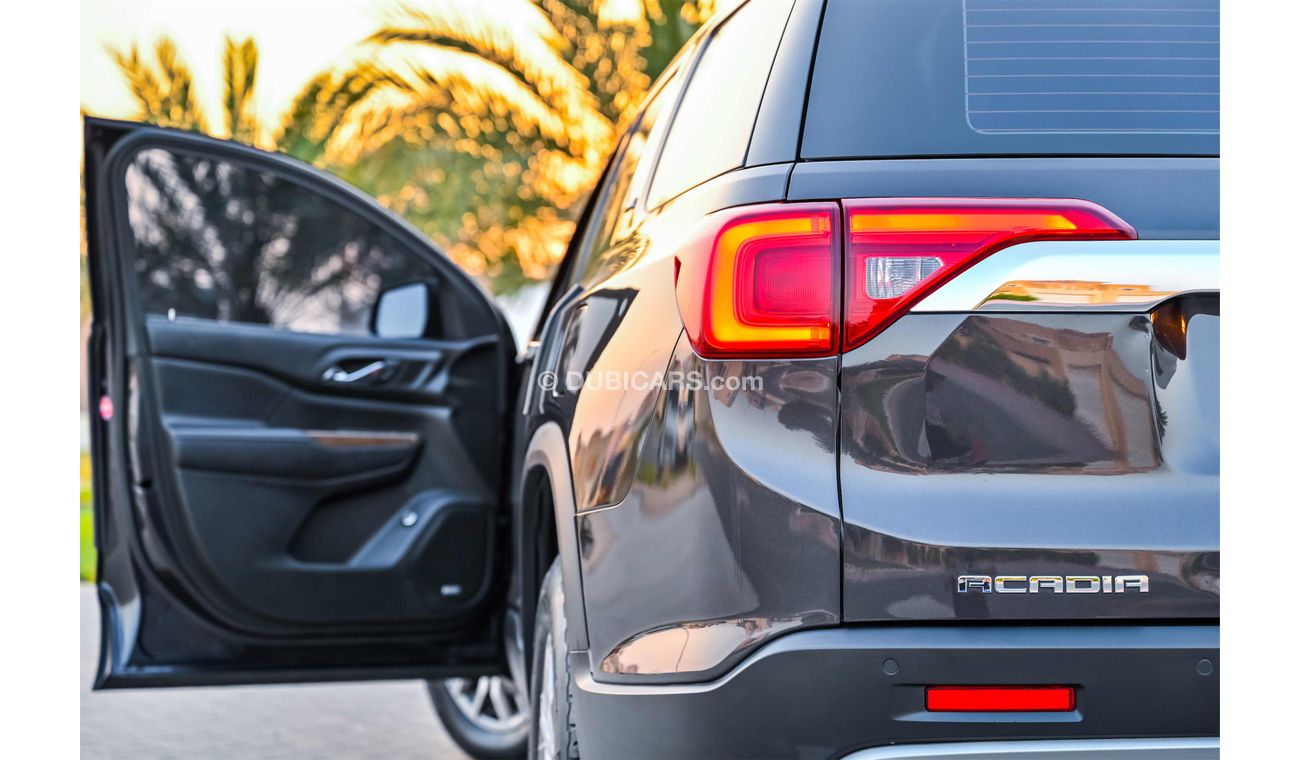 GMC Acadia | AED 1,743 Per Month | 0% DP | Exceptional Condition | Low Kms