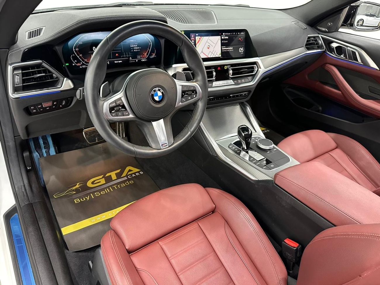 BMW 430i M Sport Pro 2021 BMW 430i M-Sport Coupe, Aug 2026 BMW Warranty + Service Pack, Low Kms, GCC