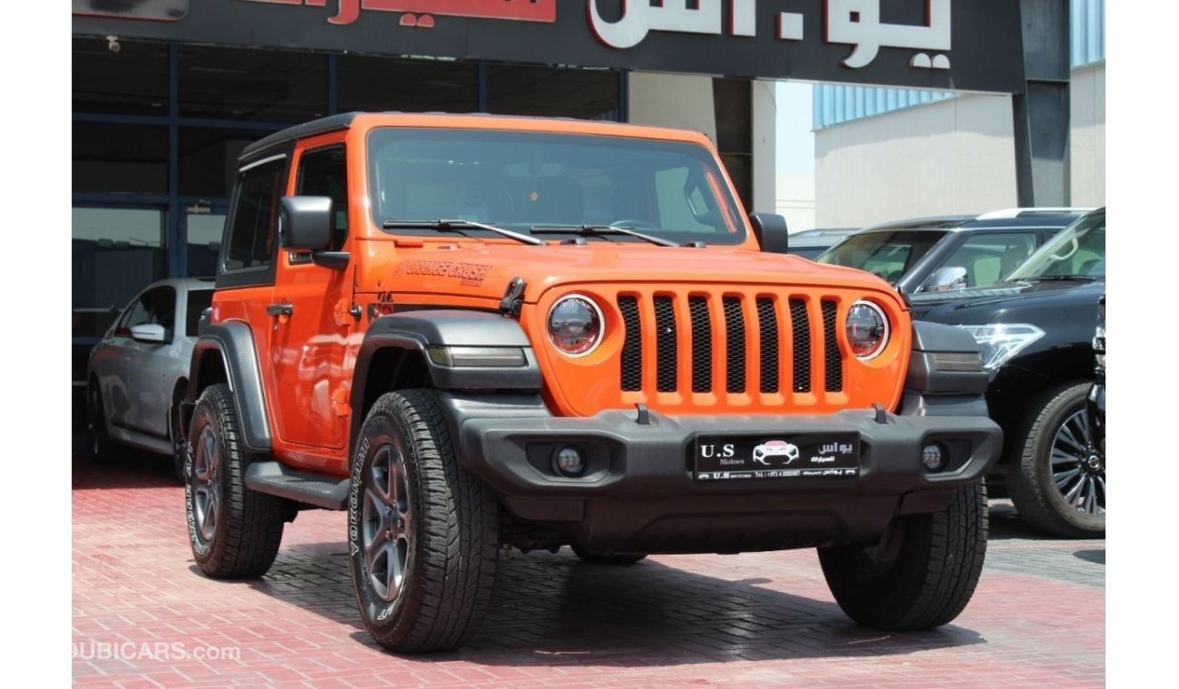 Jeep Wrangler SPORT PLUS GCC 2019 SINGLE OWNER WITH AGENCY WARRANTY & SERVICE CONTRACT IN MINT CONDITION