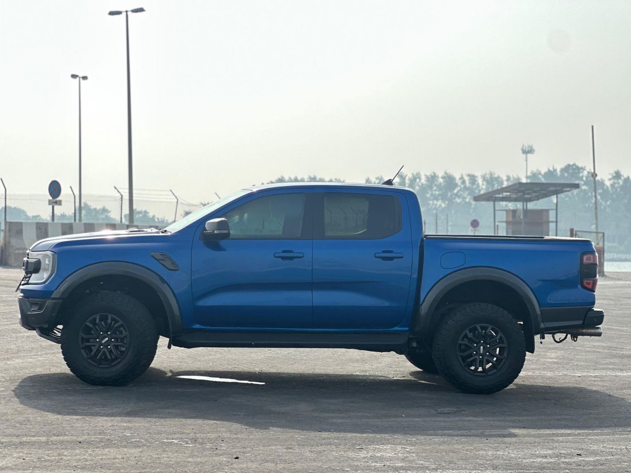 Ford Ranger Raptor Ford Rapter 2023 RHD blue colour with black interior Petro engine