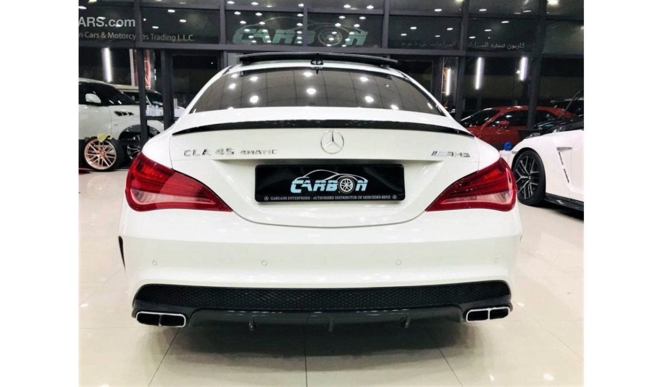 مرسيدس بنز CLA 45 AMG MERCEDES CLA/45 AMG EDITION ONE ORIGINAL GCC FOR 89K AED WITH 146K KILOMETRE