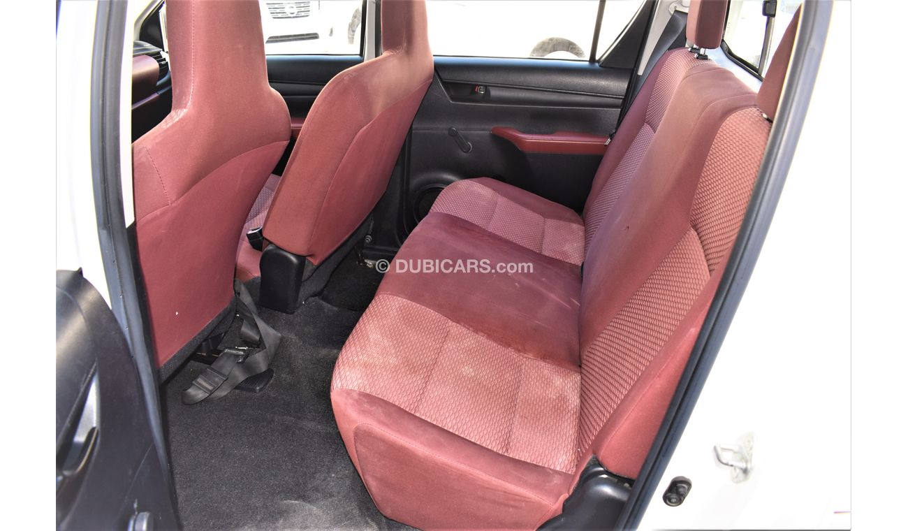 Toyota Hilux AED 1119 PM | 2.7L MT GL 2WD GCC DEALER WARRANTY