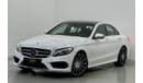Mercedes-Benz C 200 AMG Pack 2017 Mercedes Benz C200 AMG Line, Full Service History, GCC