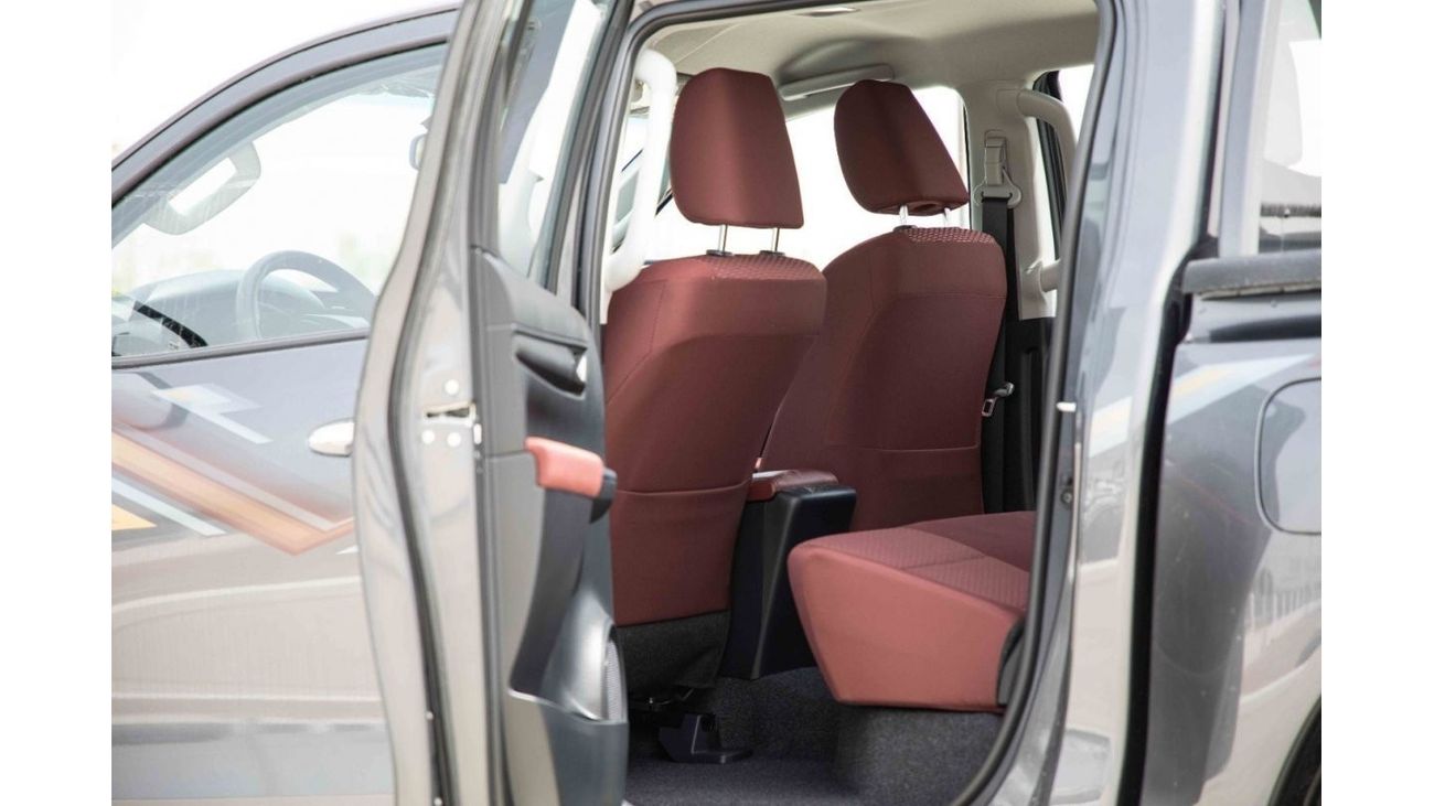 Toyota Hilux 2024 Toyota Hilux 2.4L DC WB 4X4 - Grey Mettalic inside Red | Export Only