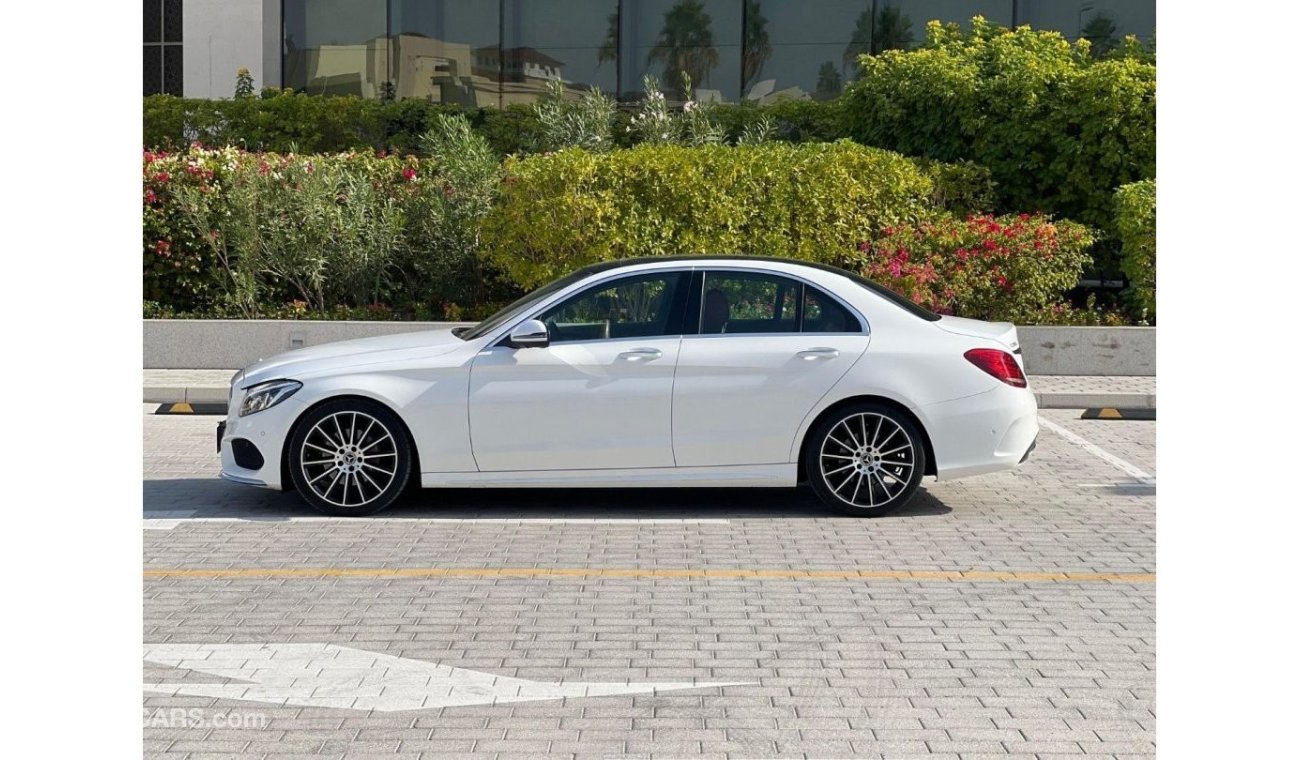 مرسيدس بنز C200 AMG باك AMG باك مرسيدس C200 خليجي بانوراما ممشى قليل تبريد مقاعد