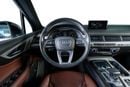 Audi Q7 55 TFSI GCC-7 Seats-Premium Leather Interior-22 Inch S Design Rims-Excellent Condition
