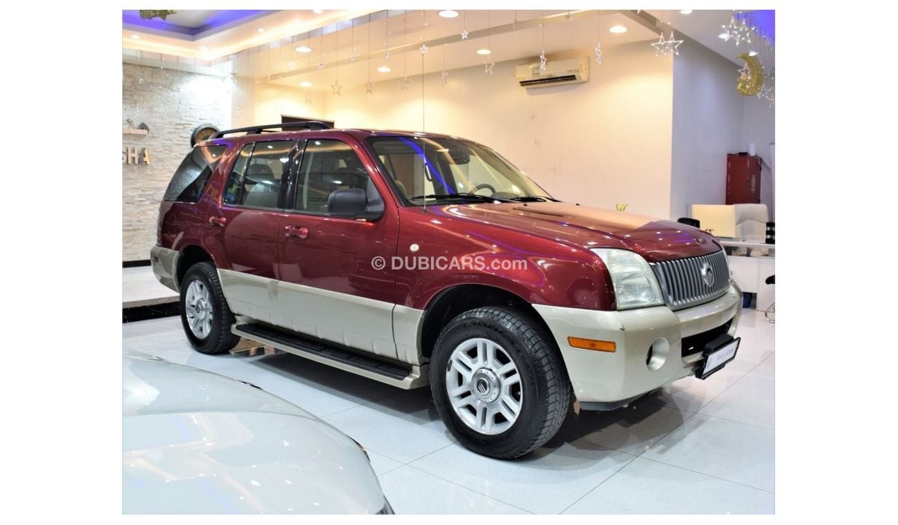 Mercury Mountaineer EXCELLENT DEAL for our Mercury Mountaineer AWD ( 2004 Model! ) in Red Color! GCC Specs