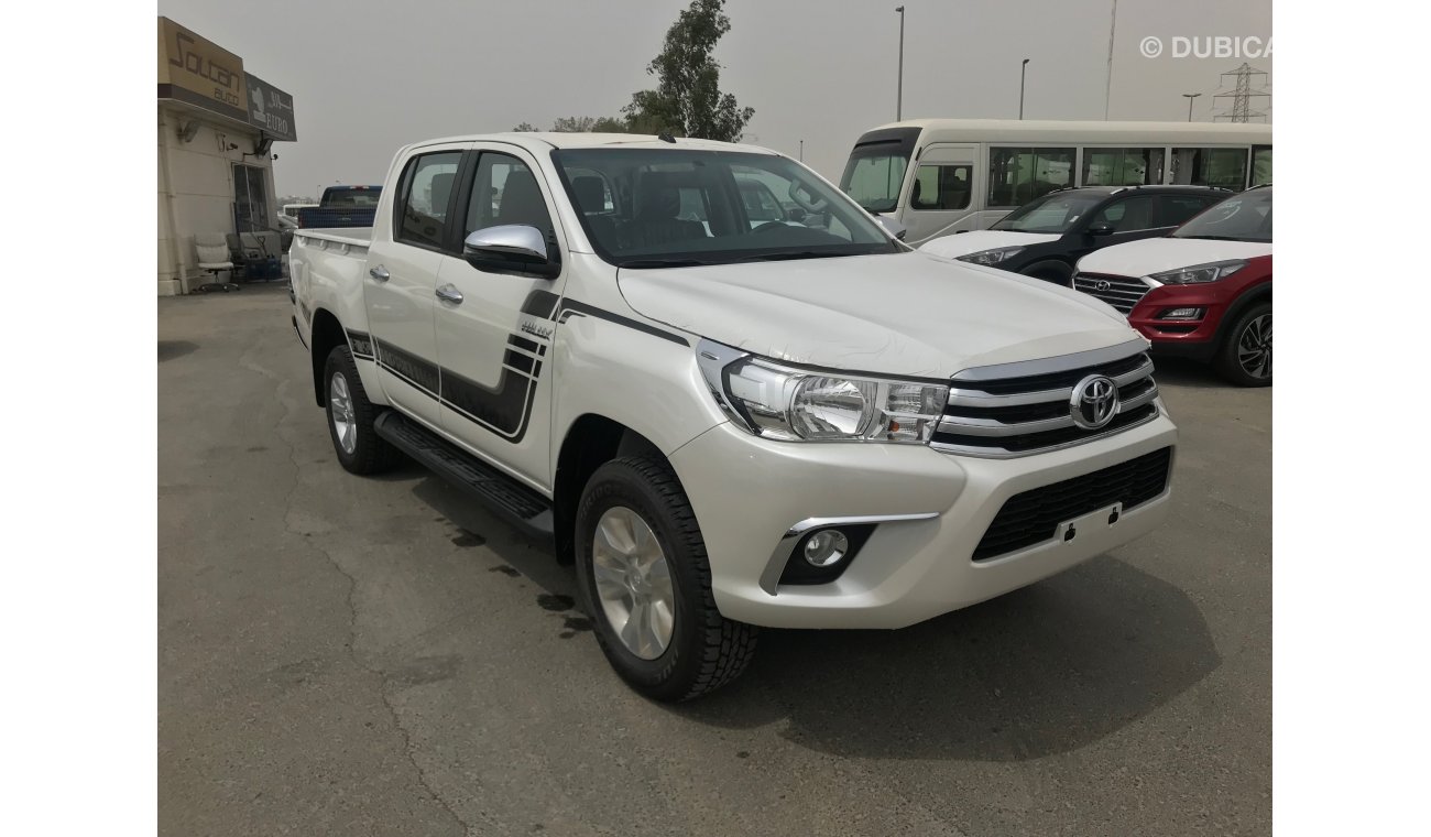 تويوتا هيلوكس Pick Up GLX 2.4L 4x4 Diesel with Push Start Automatic Gear Full Option