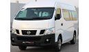 Nissan Urvan HIGH ROOF - GCC - ACCIDENTS FREE - CAR IS PERFECT CONDITION INSIDE OUT