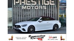 Mercedes-Benz E200 Convertible GCC 2021 With Warranty and Service Contract