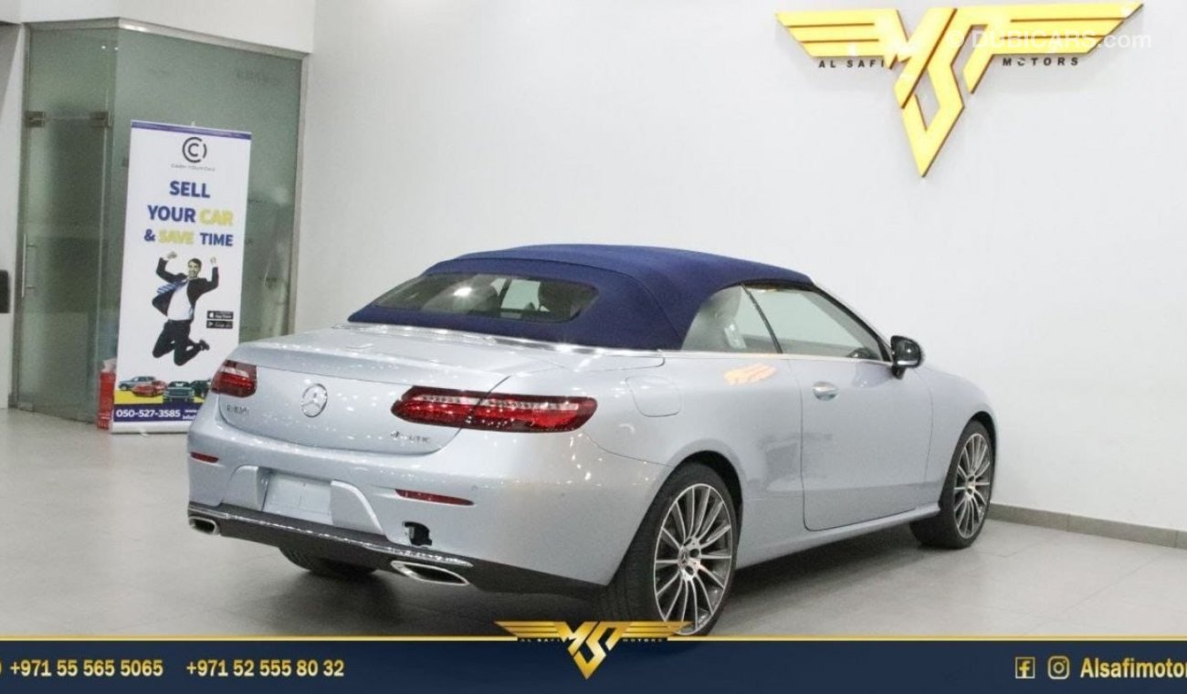 مرسيدس بنز E 400 كوبيه SOFT TOP CONVERTIBLE - 2018 - UNDER WARRANTY - IMMACUALTE CONDITION