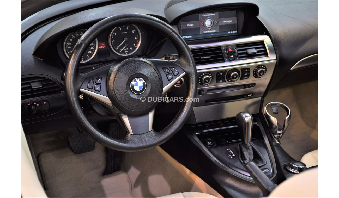 BMW 650i PERFECT CONDITION! BMW 650i 2006 Model!! in Silver Color! GCC Specs