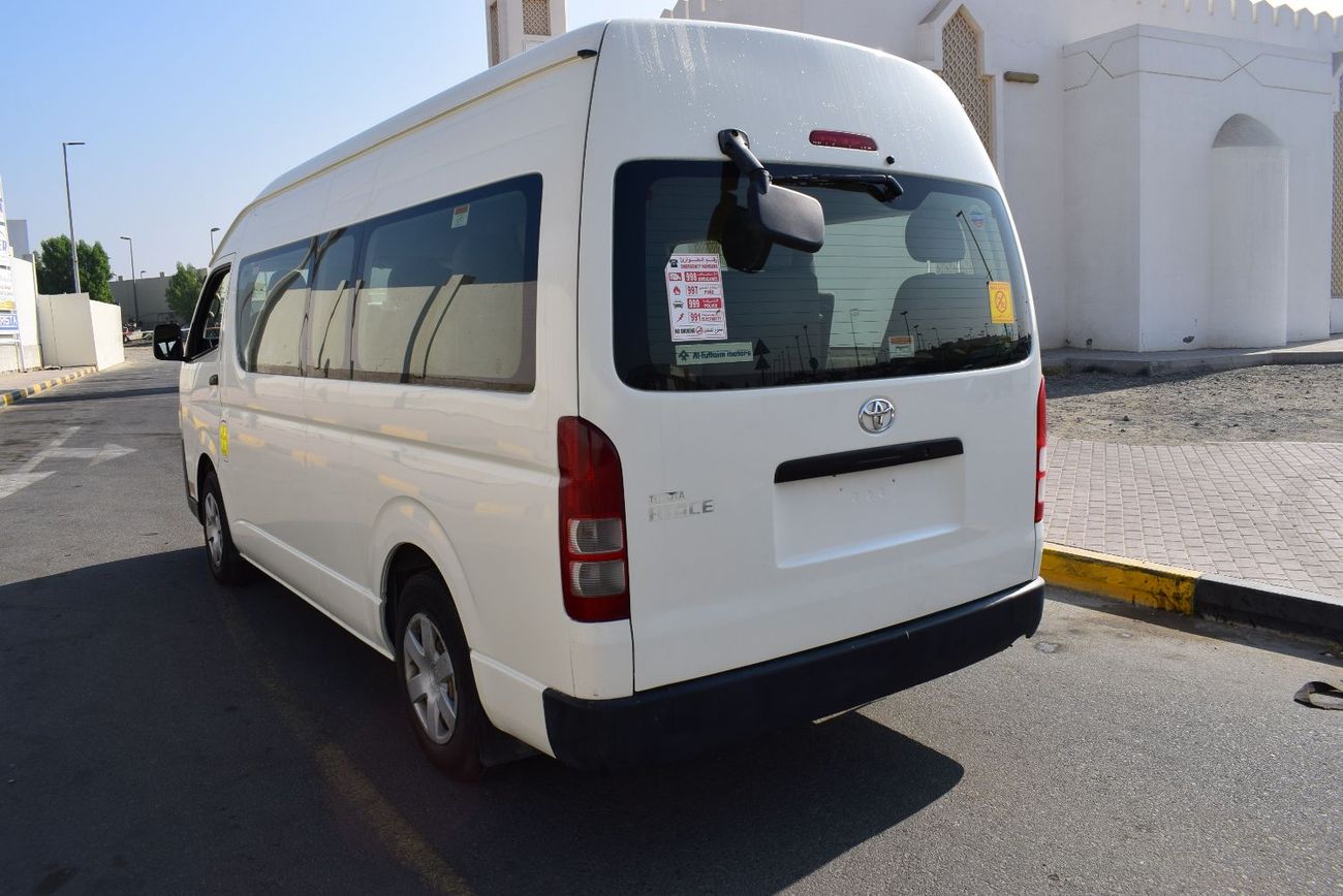 تويوتا هاياس Toyota Hiace Highroof Bus 13 seater, model:2018