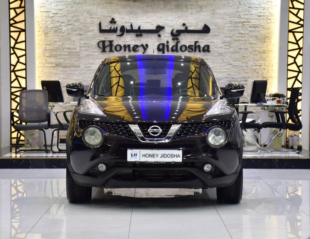 Nissan Juke EXCELLENT DEAL for our Nissan Juke ( 2015 Model ) in Dark Purple Color GCC Specs