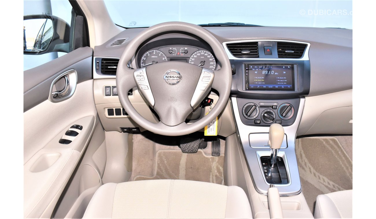 Nissan Sentra AED 1100 PM | 1.8L S GCC DEALER WARRANTY