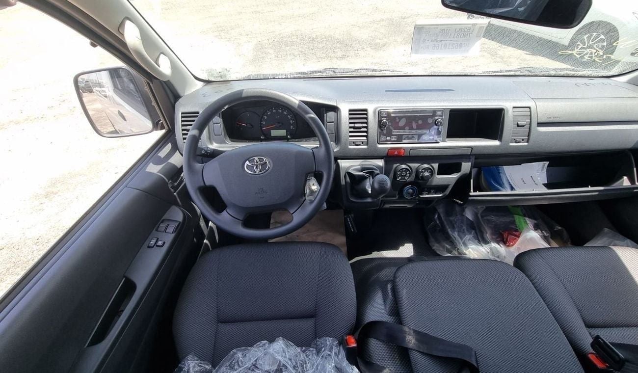 تويوتا هاياس GL TOYOTA HIACE 2.7 13 STR MT HIGHROOF 2024 MODEL
