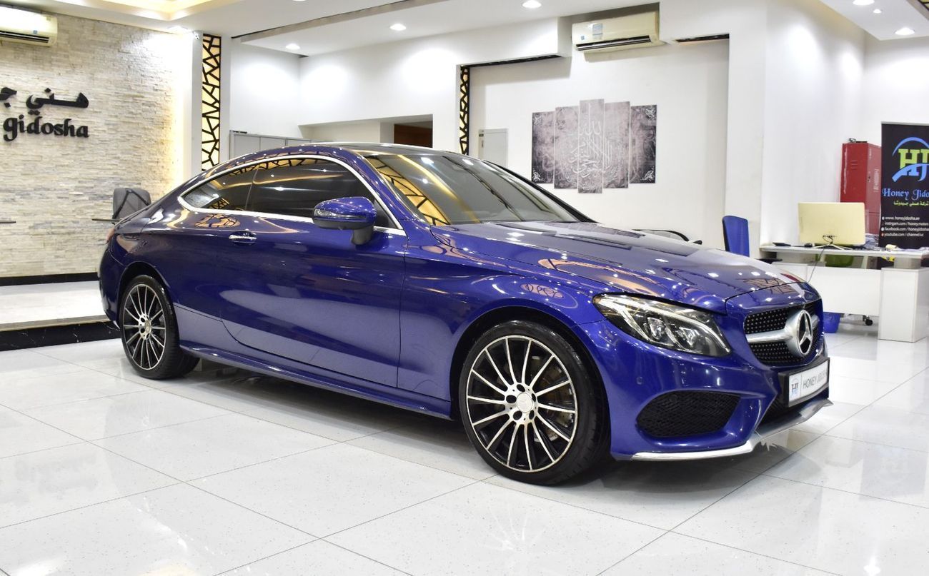 مرسيدس بنز C 300 كوبيه EXCELLENT DEAL for our Mercedes Benz C300 Coupe ( 2016 Model ) in Blue Color GCC Specs