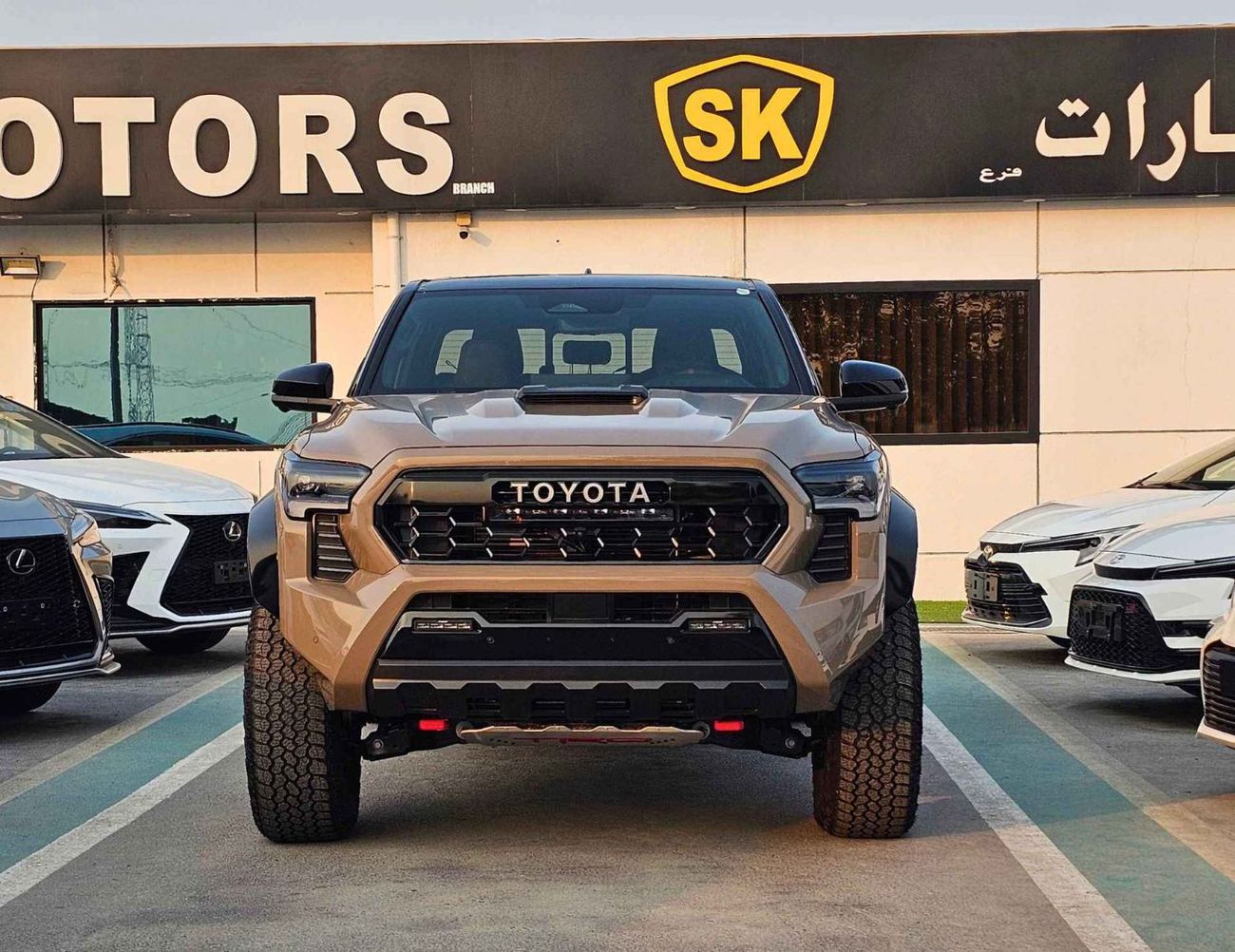 تويوتا تاكوما TRD PRO HYBRID iFORCE MAX/2.4L PETROL/14" HD TUCHSCREEN/SUNROOF/ (CODE# TTCPHV)