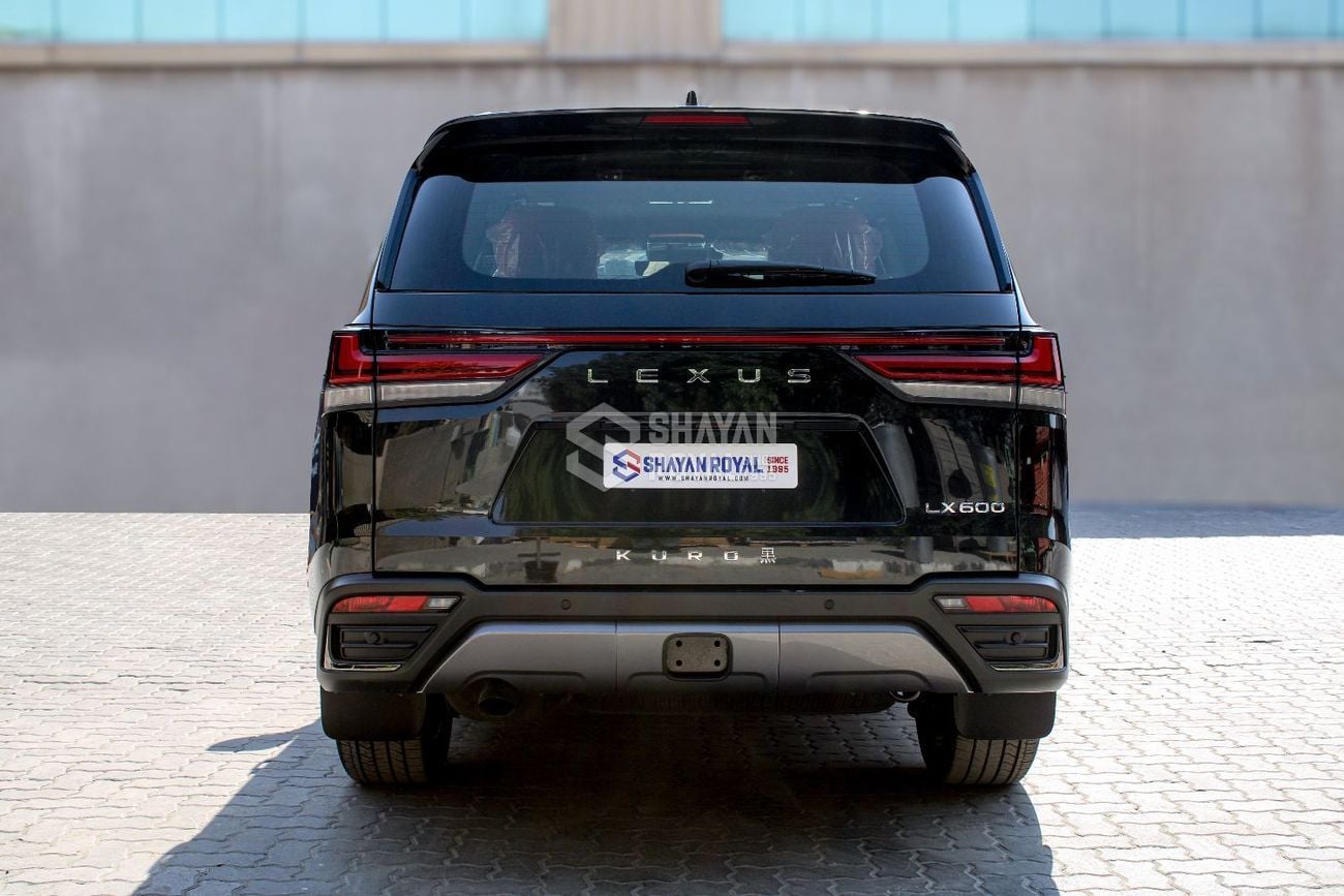 لكزس LX 600 VIP LHD 3.5L PETROL V6 TT VIP KURO 4S BLACK EDITION 25-ML AT 2026MY