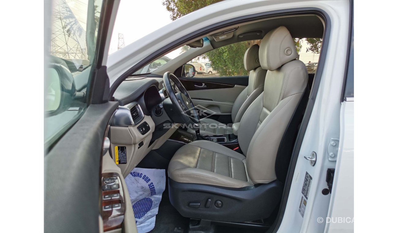 Kia Sorento 3.3L Petrol, Alloy Rims, DVD Camera, Front Power Seat, Leather Seat, Rear A/C ( LOT #6476)