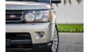 Land Rover Range Rover Sport SE- 2 Y Warranty - GCC - AED 1,418 Per Month - 0% Downpayment