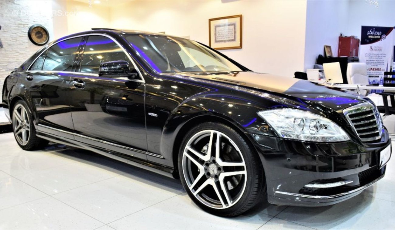 Mercedes-Benz S 350 ONLY 84000 KM!!! Mercedes Benz S500 ( AMG Kit ) 2012 Model!! Black Color! GCC Specs