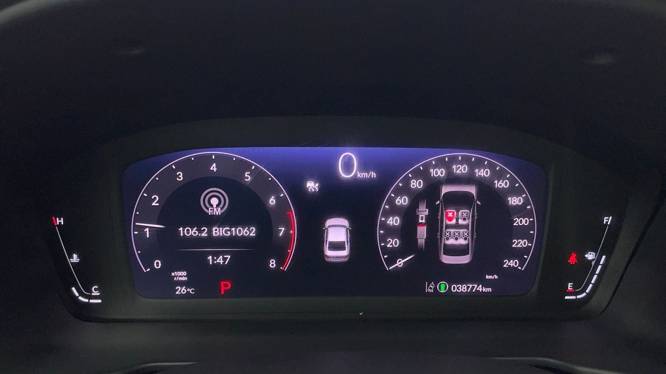 هوندا أكورد 2023 EXL | AED 1536/Month | 0 DP | 30 Day Return | Warranty | Service History