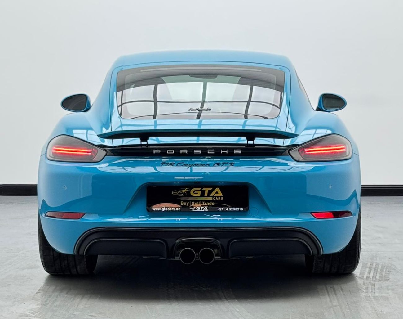 Porsche 718 Cayman GTS 2.5L 2019 Porsche 718 Cayman GTS, December / 2026 Porsche Warranty, Porsche Service History, GCC
