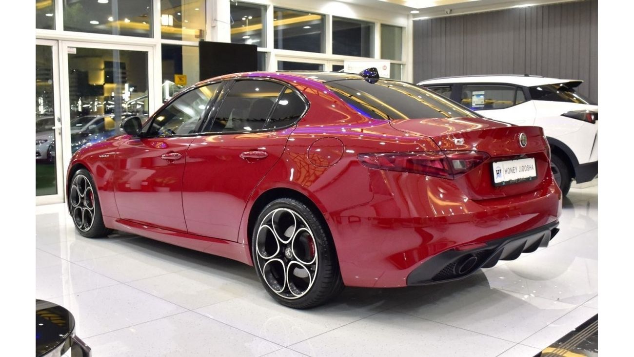 Alfa Romeo Giulia EXCELLENT DEAL for our Alfa Romeo Giulia Q2 Veloce ( 2023 Model ) in Red Color GCC Specs