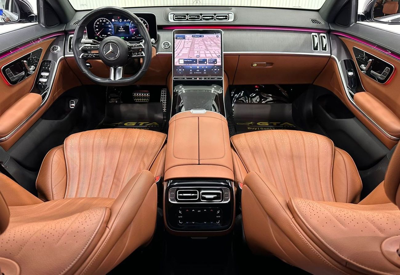 مرسيدس بنز S 500 2023 Mercedes Benz S500 4MATIC, Warranty, Fully Loaded, Low Kms, GCC