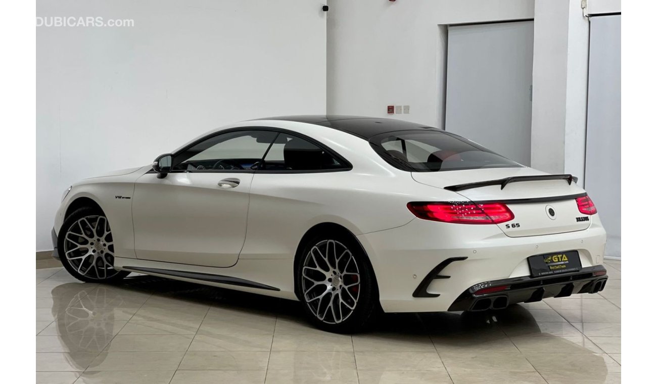 Mercedes-Benz S 65 AMG Coupe 2015 Mercedes S 65 AMG With Brabus Kit, Service History, Warranty, GCC