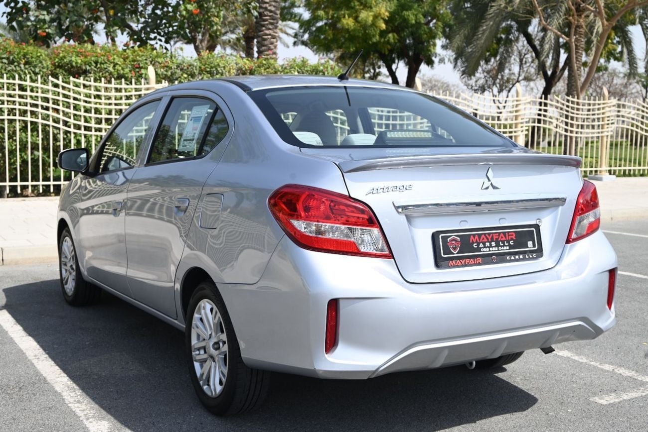 Mitsubishi Attrage GLX Mid 1.2L - 0% DP - ORIGINAL PAINT - MITSUBISHI ATTRAGE 2022 - LOW MILEAGE - GCC