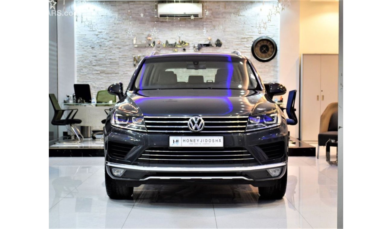 فولكس واجن طوارق AMAZING Volkswagen Touareg 2016 Model!! in Grey Color! GCC Specs